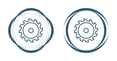 beyaz arkaplanda dişli simgeleri izole.