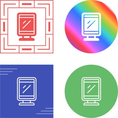 Beyaz arkaplanda izole edilmiş grafik grafik simgesi ile bilgisayar monitörünü ayarla. metin dosya işaretini rapor et. Muhasebe işareti. Denetim, analiz, planlama. Ayarla