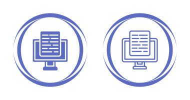 A vector depiction of a range of modern document icons.