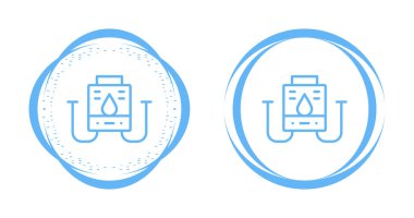 Su Kazanı simgesi vektör illüstrasyon tasarımı