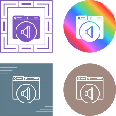 taşınabilir ses müzik aygıtı vektör çizimi