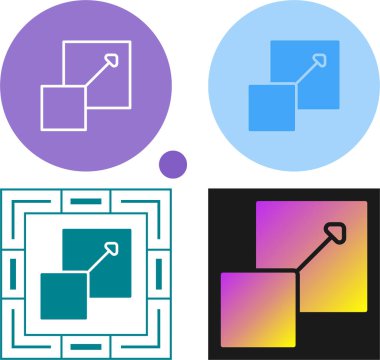 Uygulamalar ve web siteleri için ölçeklenebilirlik veya ölçeklenebilir sistem çizgisi resim vektörü simgeleri