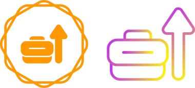 iş tanıtım web simgesi vektör illüstrasyonu
