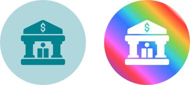 Banka web simge vektör çizim