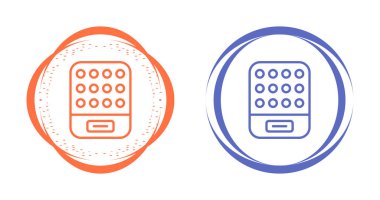 El ısıtıcıları web simgesi vektör illüstrasyonu