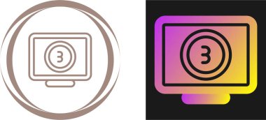 Teknoloji simgesi vektör illüstrasyon tasarımı