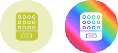 El ısıtıcıları web simgesi vektör illüstrasyonu