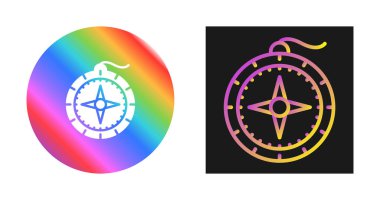 pusula simgeleri, basit vektör illüstrasyonu 