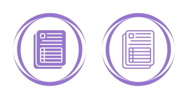 Kağıt simgelerinin vektör kümesi, dosya belgesi