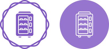 Buzdolabı web simgesi vektör resimlemesini kaydet