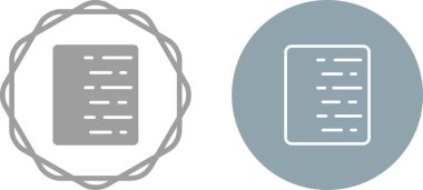 belge simgeleri ayarlandı, vektör illüstrasyonu basit tasarım