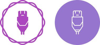 usb dolgu simgeleri basit illüstrasyonları ayarlar.