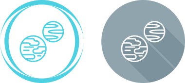 Gezegenler simgeleri ayarlandı, vektör illüstrasyonu
