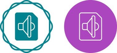 Hoparlör simgeleri beyaz arkaplanda izole edildi. ses ve ses düzeyi kavramı.