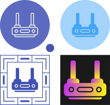 wifi Router icons, vector illustration      clipart