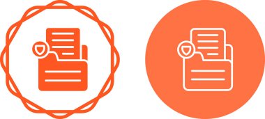 Dosya. Web simgesi basit tasarım