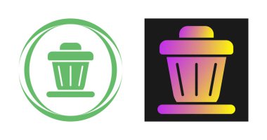 vector illustration of modern Buckets icons      clipart