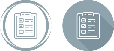  Kontrol listesi web simgeleri basit illüstrasyon