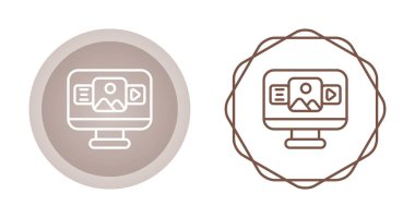 Kullanıcı profili simgeleri ve resimlerini görüntüleyen monitör