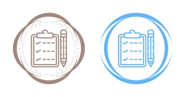 düz çizgi belgesi ve kalem vektörü