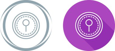 pin web simgesi vektör illüstrasyonu