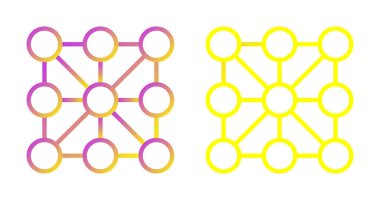 Dernek Kuralları web simgesi vektör illüstrasyonu