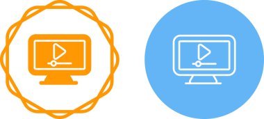 Bilgisayar Simgesi Vektör Resimleri Beyaz Arkaplanda İzole Edildi 