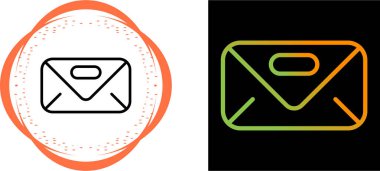 zarf web simgesi vektör illüstrasyonu