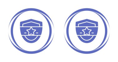 Kalkan, koruma simgesi vektör çizimi 