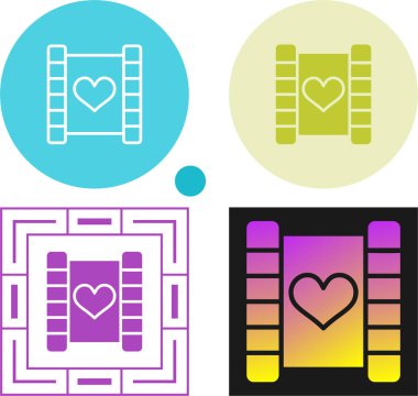 Beyaz arka planda izole edilmiş kalp simgeleri. vektör illüstrasyonu 