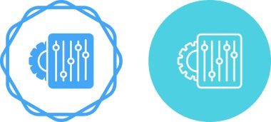 Beyaz arkaplanda izole edilmiş ayar düğmeleri, vektör illüstrasyonu 