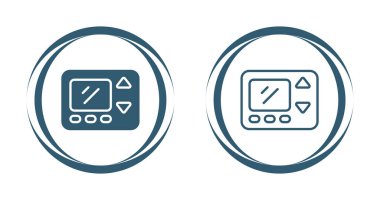 Mikrodalga. Web simgeleri basit resimleme