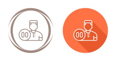 İnsan avatar simgeleri seti, vektör illüstrasyonu basit tasarım