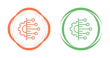 Veri entegrasyon simgeleri ayarlandı, vektör illüstrasyonu 