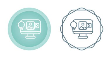 Dairesel kenarlıkları olan dijital fotoğraf düzenleme simgeleri