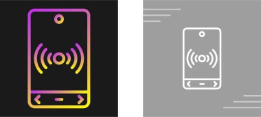 Mobil Yardım Noktası Simgesi, akıllı telefon simgesi, beyaz arkaplanda izole edilmiş