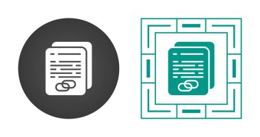 Dosya simgesinin vektör illüstrasyonu