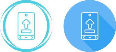 Web simge vektör çizim upload