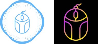 Beyaz arkaplanda izole edilmiş bilgisayar fare simgesi seti 