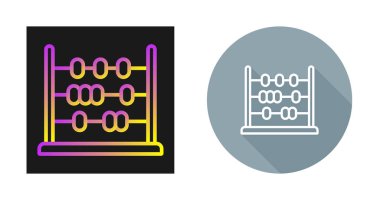 abaküs vektörü simgeleri modern basit tasarım