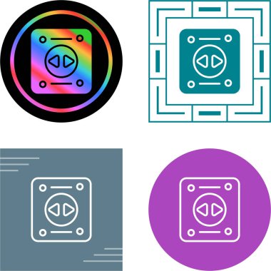 soket simgeleri seti, web basit illüstrasyon