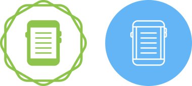 Cep Telefonu Simgesi, Akıllı Telefon İşareti, Beyaz Arkaplan Vektör İllüstrasyonu 