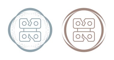 Veri İhlali web simgesi vektör çizimi