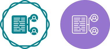 Siyah çizgi dünya haritası ve belge simgesi beyaz arkaplanda izole edildi. Dünya haritası. Uluslararası iş belgesi. küresel iş. Rastgele daire şekilleri. vektör.