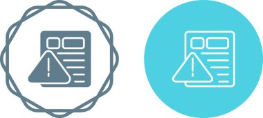 belge simgesi vektör illüstrasyon tasarımı