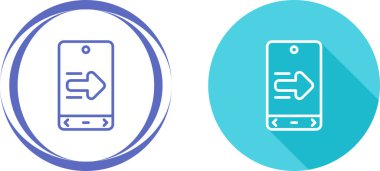 akıllı telefon simgeleri ayarlandı, vektör illüstrasyonu basit tasarım