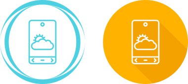 Beyaz arkaplanda izole edilmiş bulut simgeleri. vektör illüstrasyonu