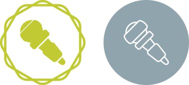 mikrofon simgeleri, web illüstrasyonu