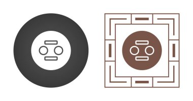 soket, port simgesi vektör illüstrasyonu 