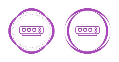 Ağ açma simgesi vektör çizimi